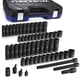 thumbnail image 1 of Juego de enchufes WORKPRO 1/2 Drive Impact de 55 piezas con funda, 1 of 8