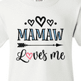 thumbnail image 4 of Inktastic Mamaw Loves Me Grandchild Gift Youth T-Shirt, 4 of 5