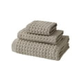 thumbnail image 2 of Juego de toallas Waffles, juego de 3 piezas (1 toalla de baño, 1 toalla de manos y 1 toallita), algodón supersuave y absorbente, ideal para el baño de invitados y un regalo de spa. Aestivo |, 2 of 8