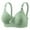 Green, variant on Plus Size Bras for Women Supportive Wireless Push Up Bra Full Cover Everyday Bra S-5XL