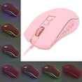 thumbnail image 4 of Wired Mouse, 4 Adjustable DPI Ergonomic Design Optical Sensor Gaming Mouse  for Home Black,White,Pink, 4 of 7