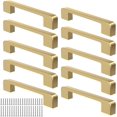 thumbnail image 1 of Jaladeras para Cajones Doradas Agarraderas para Cajones, Tiradores para Gabinetes de Cocina con Tornillos, 10 Piezas Manijas para Muebles, 1 of 4