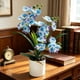 thumbnail image 1 of News Butterflys Orchid Artificial Flower Pot Plants Decoration For Home And Office Interiors, 1 of 8