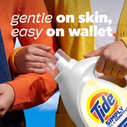 Tide Simply Liquid Laundry Detergent, Free & Sensitive, 85 Loads, 107 fl oz