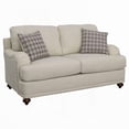 thumbnail image 2 of Modern Light Grey 2-Piece Cushion Back Living Room Set with High Density Foam, 2 of 9