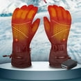 thumbnail image 2 of AMERTEER Electric Heated Gloves USB Rechargeable Electric Thermal Gloves 3 Mode Warm Heated Gloves Waterproof Winter Heating Gloves for Skiing Riding Hunting Running, 2 of 11