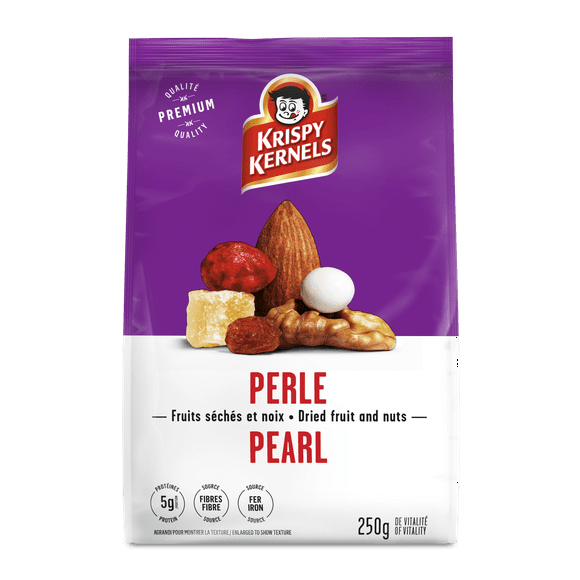 Krispy Kernels Mélange fruits séchés et noix perle 250g