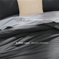 thumbnail image 4 of Juego de ropa de cama Bedsure Bed in a bag, tamaño king, 7 piezas, algodón, 4 of 8