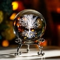 thumbnail image 5 of Bola de cristal del árbol de la vida de 60 mm con soporte Pisapapeles decorativo Esfera de árbol de la vida de vidrio grabada con láser en 3D Decoración novedosa para el hogar, 5 of 5