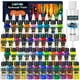 thumbnail image 1 of Set de pintura con aerógrafo X ARTY HUB 42 colores con diluyente de 120 ml, 1 of 7