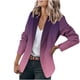 thumbnail image 1 of ICHUANYI Clearance Fashion Women Business Attire Solid Color Stitching Plaid Printed Long Sleeve Cardigan Coat Top(Pink, L) ICHUANYI WER2023080907640, 1 of 4