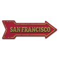 thumbnail image 1 of SignMission D-A-8-999624 8 x 24 Po Décoration Intérieure et Extérieure Direction Autocollant Vinyle Stickers Muraux - San Francisco - 24 Po, 1 of 1