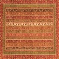 thumbnail image 1 of Ahgly Company Indoor Square Abstract Orange Modern Area Rugs, 5' Square, 1 of 4