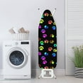 thumbnail image 3 of Kuiaobaty Ironing Board Cover Colorful Dog Paw Print Pattern Soft Table Top Home Decoration Iron Dust Cover Stain Resistant and Non Stick Scorch Standard Size 15 x 54 Inch, 3 of 5