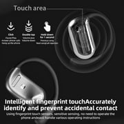 MPOW Wireless Bluetooth 5.4 Earbuds, OWS Ear-Hook Open-Ear Earphones, Touch Control Non-In-Ear Sports Headphones with Charging Case