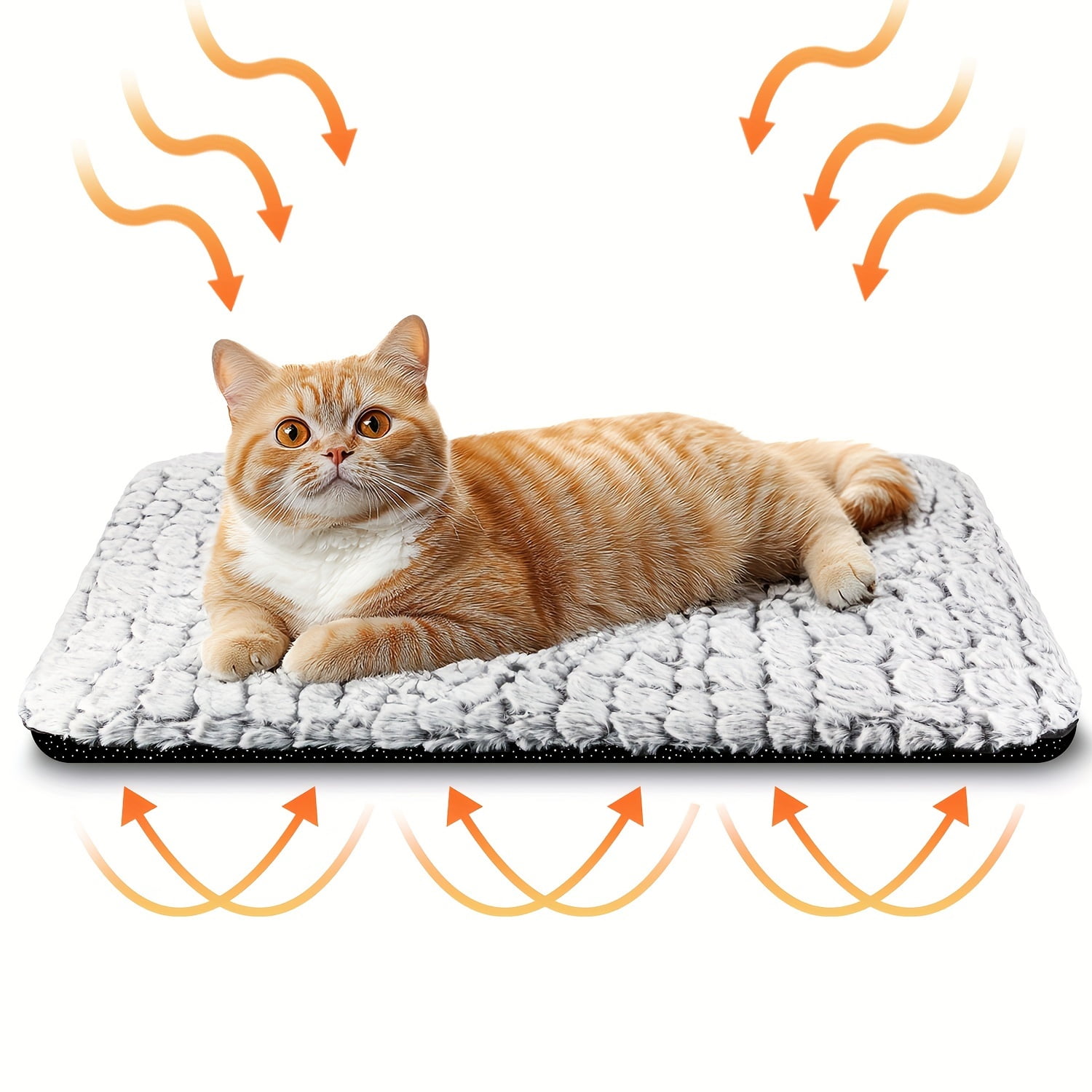 SUGARMOM Self-warming cat and dog bed super soft cat pet heating pad suitable for indoor and outdoor anti-slip heating cat pad and warm blanket