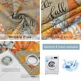 thumbnail image 2 of Fsddascl Orange Pumpkin Gnomes Fall Blackout Curtains for Bedroom/Living Room, Thermal Insulated Kitchen Curtains, Branches Thanksgiving Leaves Rustic Grommet Darkening Window Treatment 27.5"x39"x2, 2 of 6