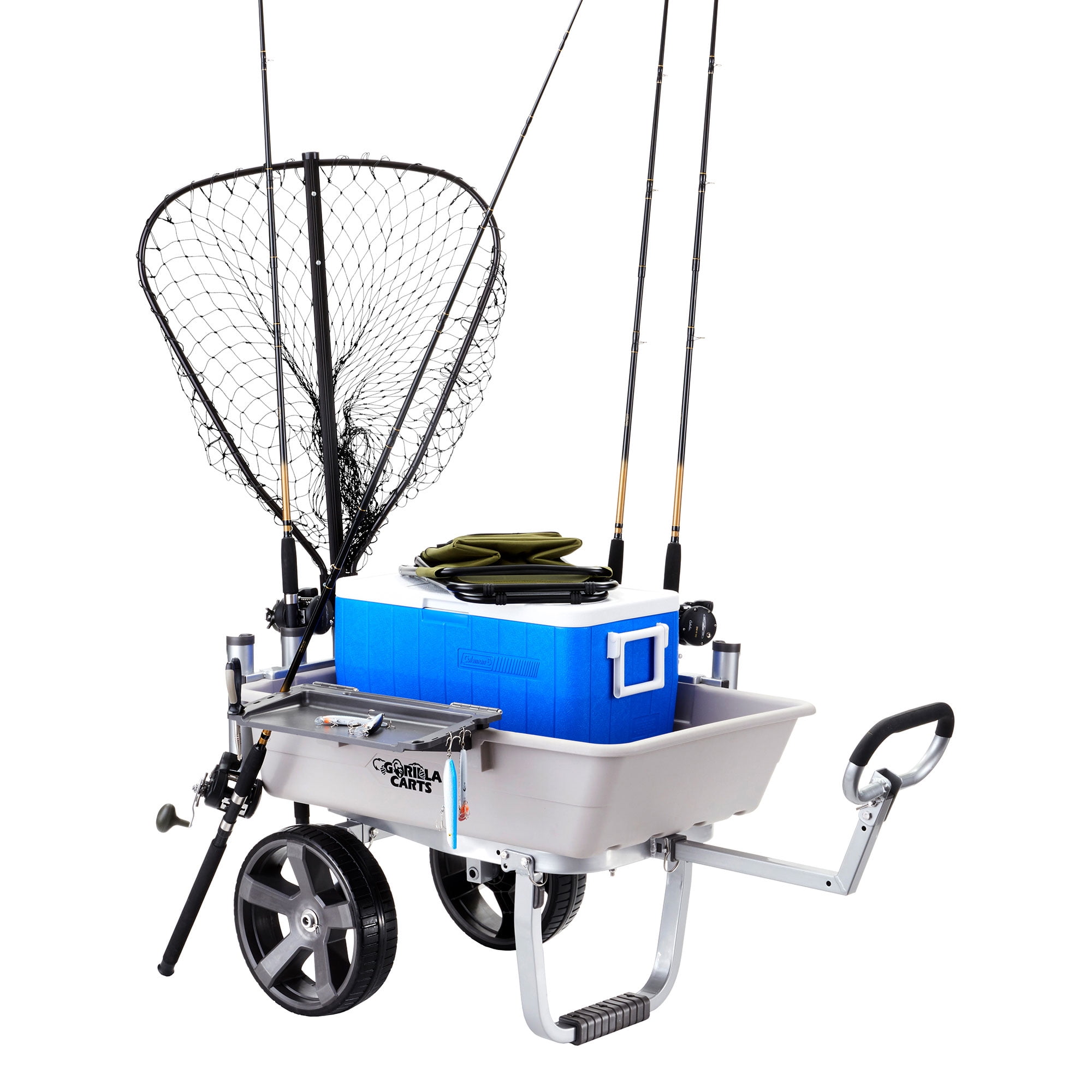 Gorilla Carts 200 Pound Capacity Heavy Duty Poly Fish & Marine Utility Cart