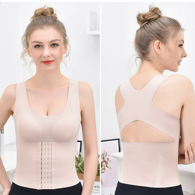 VerPetridure Wireless Bras for Women Women's Slim Shapewear Abdomen Corset  Underwear Four-in-one Body Shaper Bra 