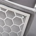 thumbnail image 3 of Uptown Club Diamond 15" Modern Luxurious Velvet Dining Chair in Gray, 3 of 3