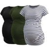 Black/Army Green/White Stripe