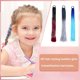 thumbnail image 3 of Extensiones de cabello para niñas, pelucas trenzadas coloridas, diademas de cola de caballo, bandas de goma, accesorios para el cabello, 3 uds., 3 of 5