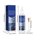 thumbnail image 3 of Sellador adhesivo impermeabilizante 100ml | Sellador invisible de tejas permeables y goteras en techos | Agente de reparación transparente para interiores y exteriores que no se hunde | Fácil, 3 of 8