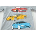 thumbnail image 4 of POPTEM Toddler Boys Cotton Pajamas Car Printed Long Sleeve Kids Sleepwear 2-Piece 3T, 4 of 7