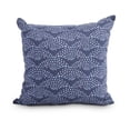 thumbnail image 1 of Fan Dance 26 Inch Blue Geometric Print Decorative Throw Pillow, 1 of 2