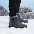 thumbnail image 6 of Winter Snow Ankle Boots Fur Lining Waterproof Outdoor Slip On Booties Sneakers for Women and Men, 6 of 13