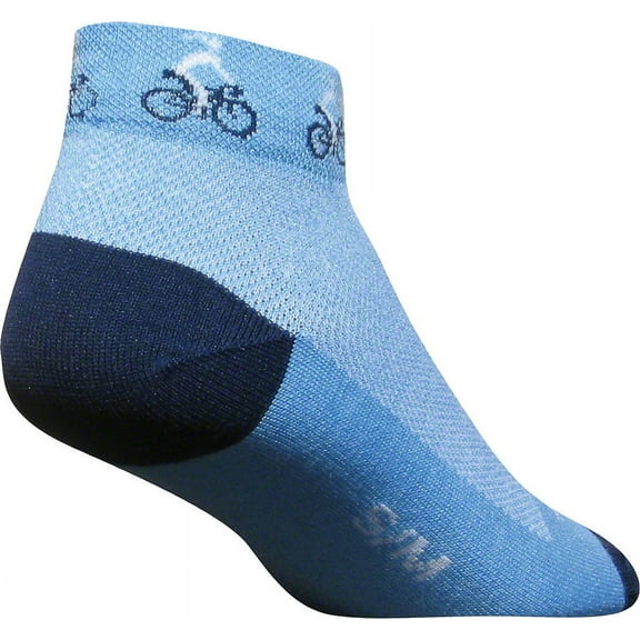 Women's Ponytail Sock: Blue SM/MD