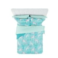 thumbnail image 5 of Your Zone 7 Piece Teal Unicorn Grove Polyester Bedding Set for Girls, Full, 5 of 11