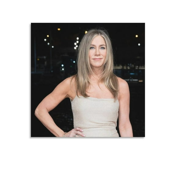 Jennifer-Aniston Celebrity Poster Photo Limited Print Sexy Movie Television Actor (2) Canvas Wall Art Prints Poster Gifts Photo Picture Painting Posters Room Decor Home Decorative 16x16inch(40x40cm)