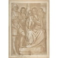 thumbnail image 3 of Bernardino Lanino 11x14 Black Modern Framed Museum Art Print Titled - The Virgin and Child with Saint Roch and Two Other Male Saints (1512-83), 3 of 5