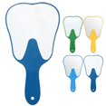 thumbnail image 2 of Hand Makeup Mirror Teeth Shaped Hairdressing Mirror Cosmetic Mirror for Salon, 2 of 4