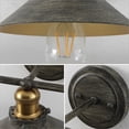 thumbnail image 7 of JONATHAN Y July 26.5" 3-Light Industrial Farmhouse Metal Vanity Light, Rustic Dark Gray/Brass Gold, 7 of 7