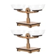 thumbnail image 3 of Miangastore 2pcs Stem Math Balance Scales Toy For Kids Preschool Math Learning Activities Diy Wooden Balance Scales For Science Experiments Homeschool Kindergarten, 3 of 8
