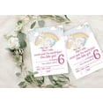 thumbnail image 4 of Darling Souvenir Blue Birthday Invitation Card Printable Fill or Write In Blank Invites Party Supplies Pack Of 28 5 x 7 Inches, 4 of 5