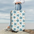 thumbnail image 3 of Lsque Flower Leaves Printed Luggage Cover, Travel Luggage Protector,Scratch and Dirt Resistant, Fits 18-32 Inch Luggage - Large, 3 of 9