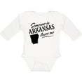 thumbnail image 3 of Inktastic Someone in Arkansas Loves Me Boys or Girls Long Sleeve Baby Bodysuit, 3 of 5