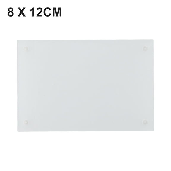 1 Pcs 8x12cm Transparent Acrylic Photo Frame Magnetic Poster Display Stand Picture Frames Decor Photo Frame Desktop Home