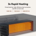 thumbnail image 4 of Calefactor eléctrico de zócalo AIREPUSH de 1500 W con termostato, 4 of 6