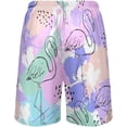 thumbnail image 3 of GZHJMY Flamingo Pajama Pants Short for Men, Lounge Pants Lightweight Men Pajama Bottoms with Drawstring Pockets, Christmas New Year Birthday Gifts, Large, 3 of 7