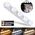 thumbnail image 3 of Guardoinrt Portable LED Vanity Mirror Lights USB Rechargeable for Bathroom Dressing Room Vanity Table with 3 Lighting Modes, 3 of 9