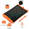thumbnail image 3 of 2 Pack LCD Writing Tablet, 8.5 inch Reusable Drawing Pad for Kids, Colourful Screen Drawing Tablet Doodle Board w/ Stylus Pen, Toy for 3 4 5 6 7 8 Years Old, Gifts for Kids and Adults, Red & Orange, 3 of 13