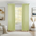 thumbnail image 4 of Lilixerw Large Decorative Curtains for Living Room&Bedroom,Blackout Sheer Window Panels,39x98 Inch Modern Home Decor,Green Window Drapes, 4 of 6