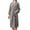 Grey, variant on Dengjunhu Womens Lady Pajamas Robe Lightweight Robes Short Knit Bathrobe V Neck Soft Sleepwear Ladies Loungewear