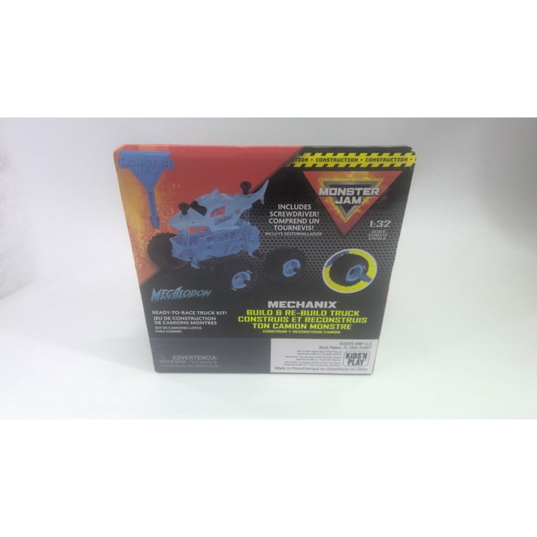 Monster Jam Megalodon Mechanix ReBuild Truck - Walmart.com