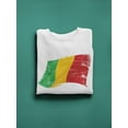 thumbnail image 3 of Waving Mali Flag Sweatshirt Men -Image by Shutterstock, Male XX-Large, 3 of 4