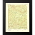 thumbnail image 2 of USGS 15x18 Black Modern Framed Museum Art Print Titled - Saddle Mountains California Quad - USGS 1956, 2 of 5